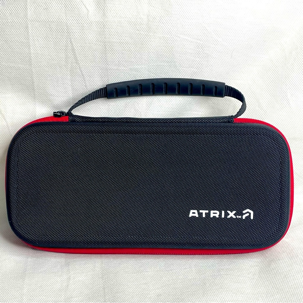 Atrix Nintendo Switch All-in-One Go Carrying Case Black Red Hard Shell Travel